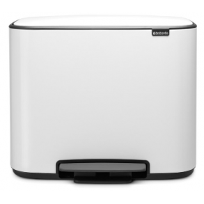 Brabantia Bo Pedalspand 3 x 11 Liter - Hvid