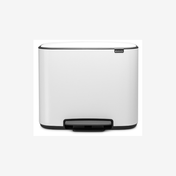 Brabantia Bo Pedalspand 3 x 11 Liter - Hvid