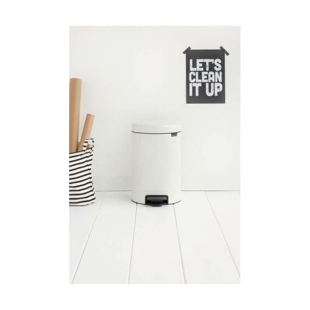 Brabantia Pedalspand newIcon 12 Liter Hvid - 111969