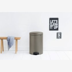 Brabantia Pedalspand newIcon 20 Liter Platinum