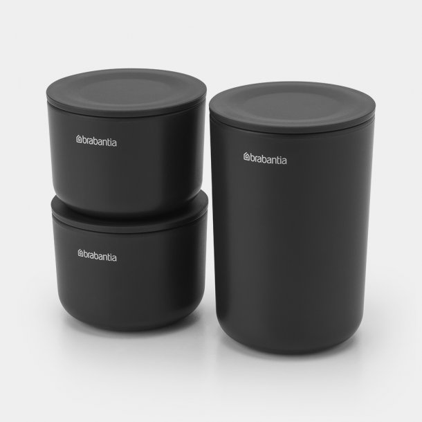 Brabantia Frvaringshinkar - Mrkgr 3 st