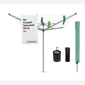 Brabantia T�rrestativ Lom Advance 60 Mtr. Med betonspyd, Cover samt T�jklemmepose