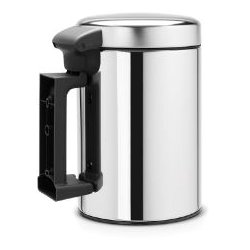 Brabantia Vggmonterad Bin 3 Liter - Polerat stl