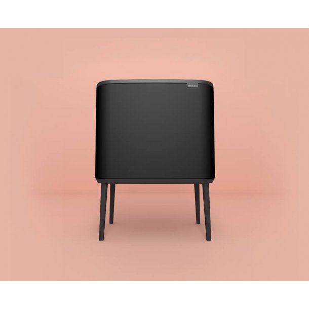 Brabantia BO Touch Bin Sorteringsaffaldsspand, 3 X 11 Liter, 3 inderspande - Matt Black