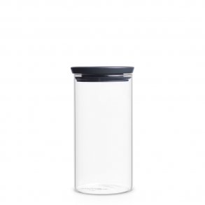 Brabantia Opbevaringsglas 1,1 Liter Mørkegrå -298264