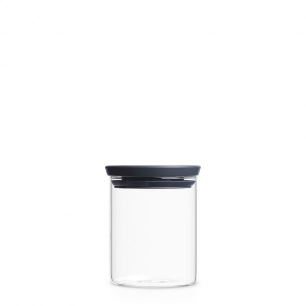 Brabantia Opbevaringsglas 0,6 Liter - Mørkegrå