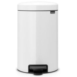 Brabantia Pedalspand newIcon 12 Liter Inderspand I Metal Hvid