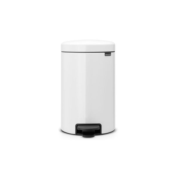 Brabantia Pedalspand newIcon 12 Liter Inderspand I Metal Hvid - 113864