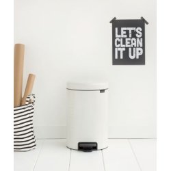 Brabantia Pedalspand newIcon 12 Liter Inderspand I Metal Hvid