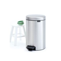 Brabantia Pedalspand newIcon 12 Liter Mat St�l Fingerprint Proof - 112041