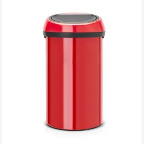 Brabantia Touch Bin Passion Red / R�d / R�d 60 Liter - 402487