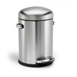 Simplehuman Retro Pedalspand 4,5 Liter - Mat Stl FPP