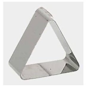 De Buyer S / Steel Trekantet Pastry Ring L.9.6 X Ht 4,5 cm