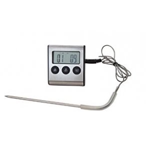 de Buyer Digitalt Køkkentermometer Med Timer - 0° til 200°