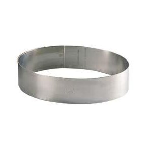 De Buyer Mini Ring Ovale 6X4X2,5 cm - Rustfrit Stl