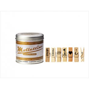 Seletti Mollettine Dekorative Trklemmer i Dse