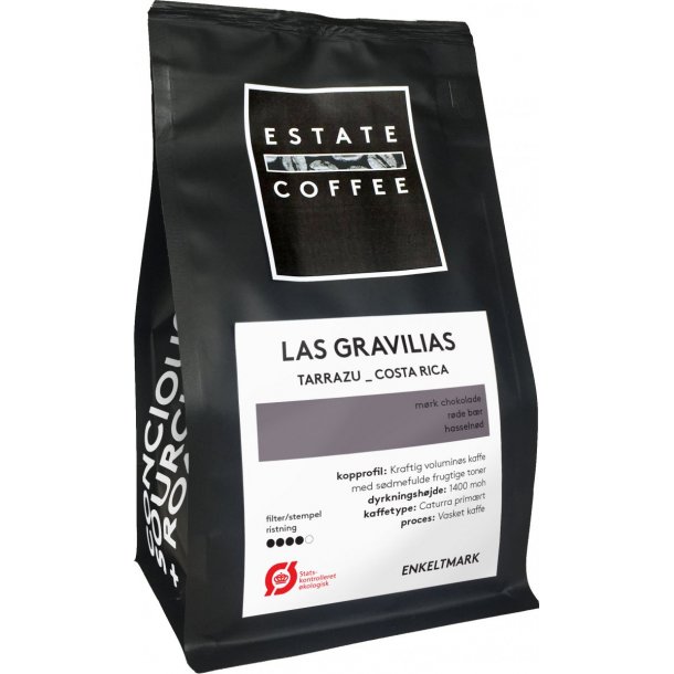 Estate Las Gravilias Kaffebønner 200 g, Økologisk