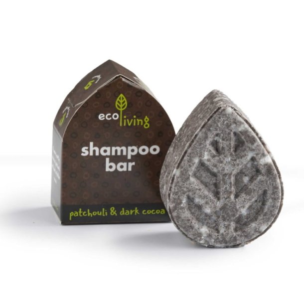 Ecoliving Shampoo Bar 85G - Patchouli og M�rk Kakao