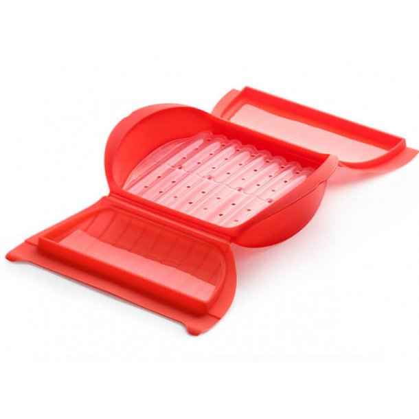 Lku Steamer / nga Case med droppskl 3-4 personer