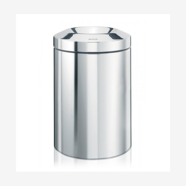 Brabantia Papirkurv Flameguard Blank St�l 7 Liter - Brandsikker - 378928
