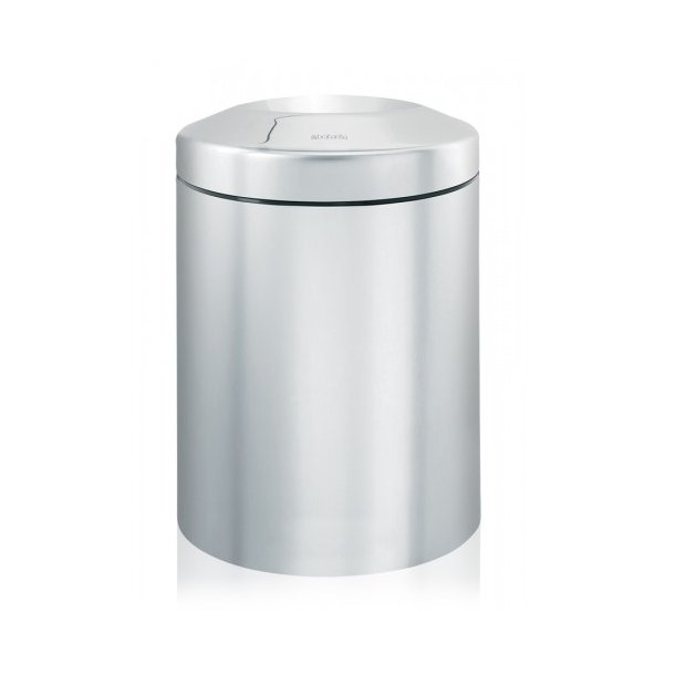 Brabantia Flame Guard Trash 7 liter - Matt Steel