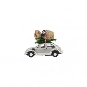 House Doctor Mini X-mas Bil - Krom L. 8,5 cm