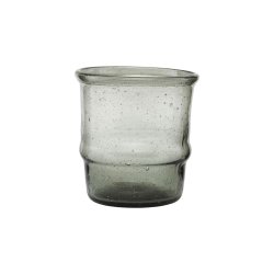 House Doctor Fyrfadsstage / Vandglas "Jeema" Gr� H:7,5
