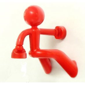 Peleg Design Magnetisk Nøgleholder - Rød