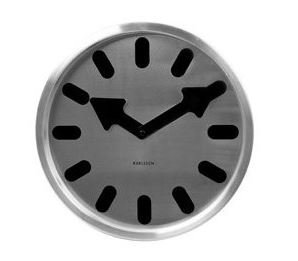 Karlsson Pictogram Wall Clock Alu - Vægur - NiceBuy.dk