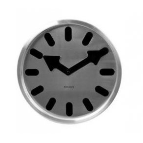 Karlsson Pictogram Wall Clock Alu