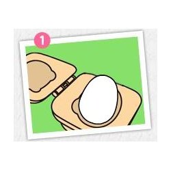 Kokubo ggeform 2 stk. Fisk / Bil