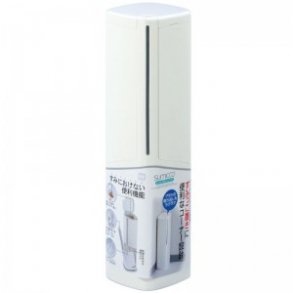 Kokubo Sumicco Toiletspand og Toiletbrste i et - Hvid