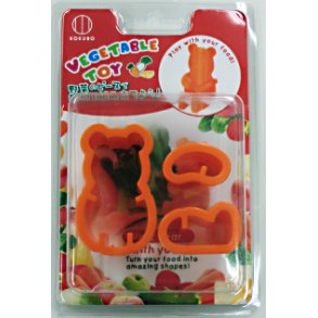 Kokubo Udstiksform med 3d-effekt - Bamse