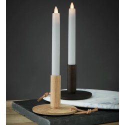 Sompex LED Kronelys Stearinlys 2,5 x 30 cm - Hvid