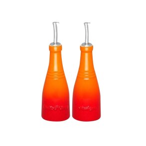 Le Creuset Oil and Vinegar Set - Black