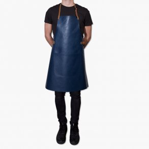 Dutchdeluxes BBQ Style Forklde 100% Lder Deep Sea Blue