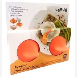L�ku� �ggepocherer orange, 2 stk.