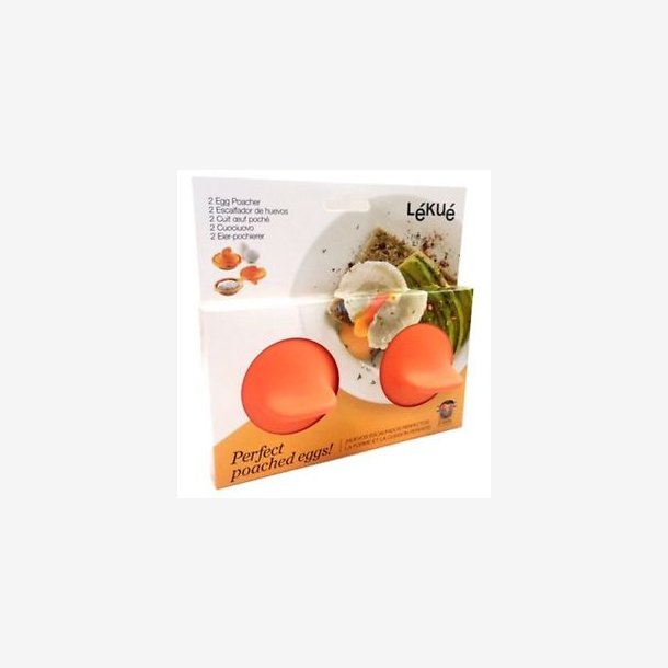 L�ku� �ggepocherer orange, 2 stk.