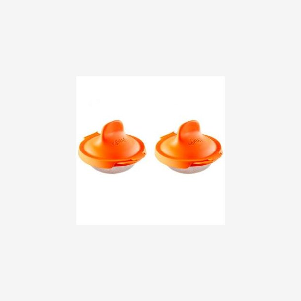 L�ku� �ggepocherer orange, 2 stk.