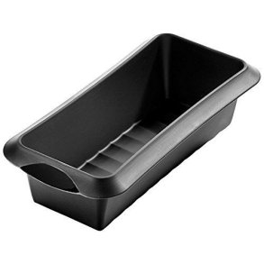 L�ku� Aflang bageform 24 cm sort Classic