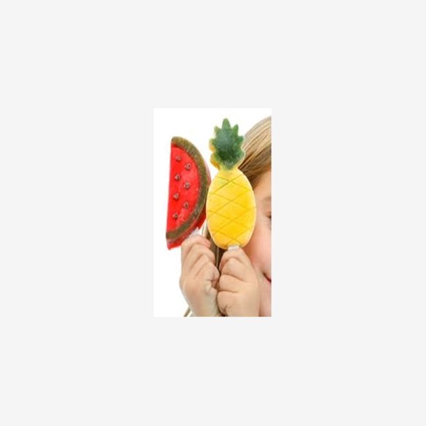 L�ku� Ispindeform tropical frugt (2x2) 4-pak