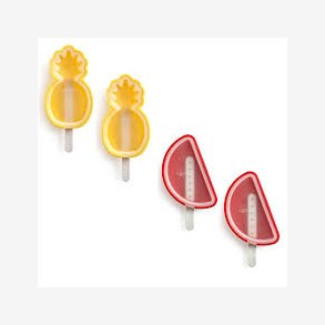 L�ku� Ispindeform tropical frugt (2x2) 4-pak