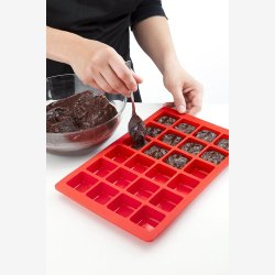 L&eacute;ku&eacute; Mini-brownieform t/24 stk.