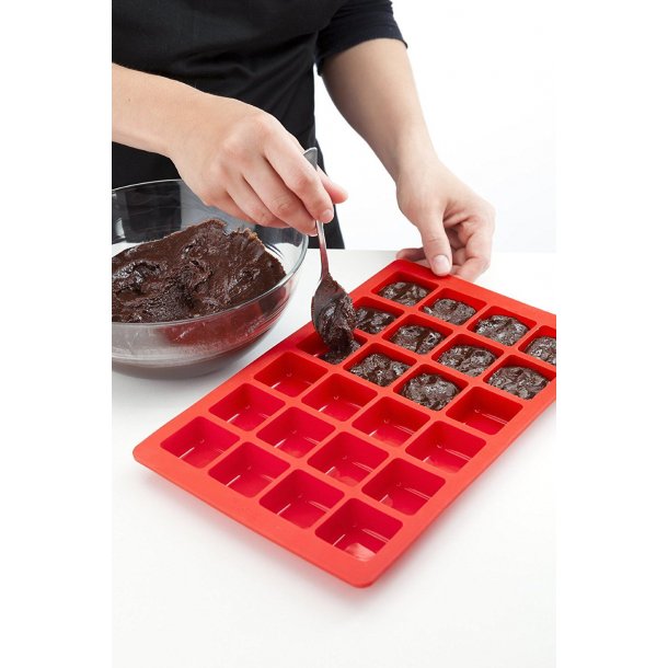 L&eacute;ku&eacute; Mini-brownieform t/24 stk.