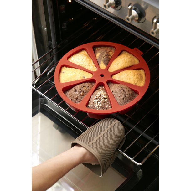 L&eacute;ku&eacute; Kageform til 8 portionskager rd