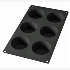 L�ku� Muffinform t/6 stk sort Gourmet