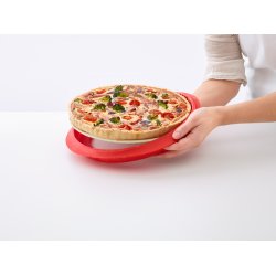 Lku Quiche 28 cm rd riflet m/keramisk bund