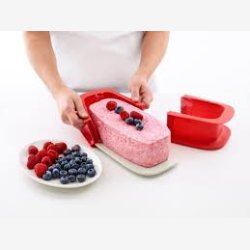 L�ku� Aflang springform 24 cm r�d m/keramisk bund