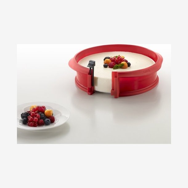 L�ku� Springform 23 cm r�d m/keramisk bund