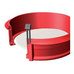 L&eacute;ku&eacute; Springform 23 cm rd m/keramisk bund